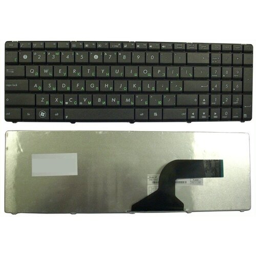 клавиатура для ноутбука asus n50 n51 n61 f90 n90 ul50 k52 a53 k53 u50 черная Клавиатура для ноутбука Asus K52, K53, K54, K55, N50, N51, N52, N53, N60, N61, N70, N71, N73, N90