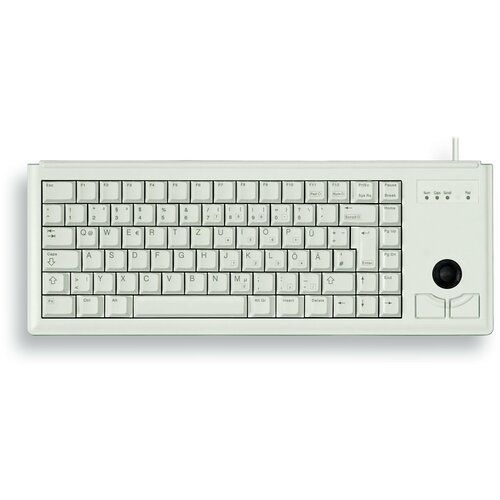 Клавиатура CHERRY G84-4400LUBEU(RB)-0 механика,Trackball, мини ,USB (С кириллицей !)