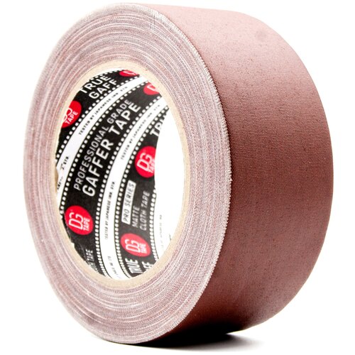 Тканевая Клейкая Лента 50мм Х 23м Коричневый / Gaffer tape / Тейп разметка / Надписи ручкой