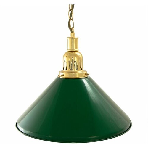 Лампа Weekend Evergreen 75.012.01.0 (золотистая чашка, зеленый плафон)