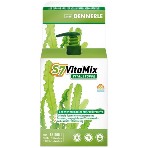 Dennerle S7 VitaMix удобрение для растений, 500 мл запчасть dennerle dosator suctions cup seals