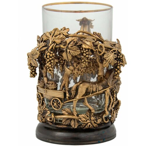 Подстаканник латунный 