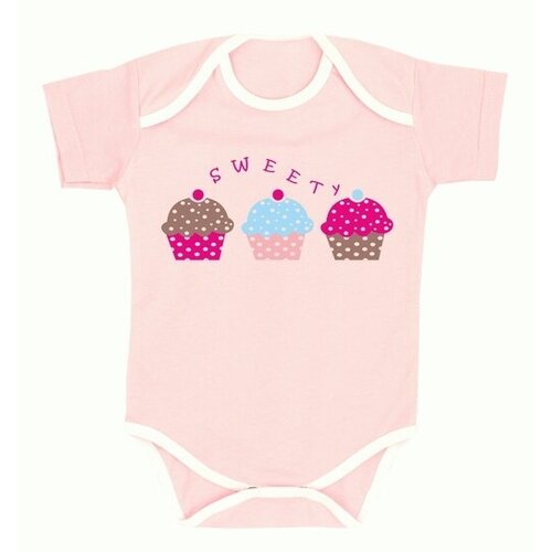 Боди Божья Коровка, размер 62, розовый