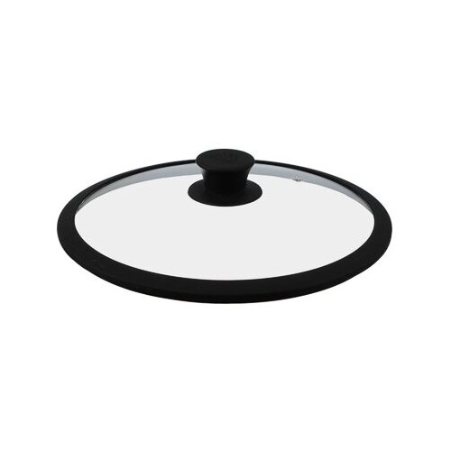 By collection крышка стекло/силикон с ручкой, 26см