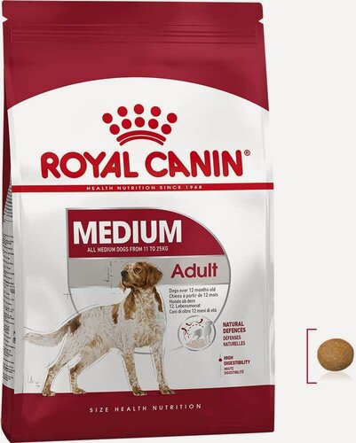 Изображение товара Сухой корм royal canin для собак средних пород size health nutrition medium adult 3кг