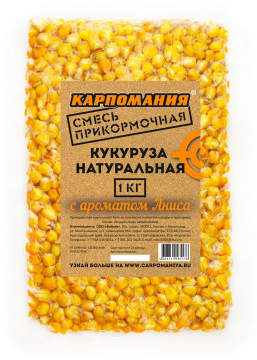 CARPOMANIYA Кукуруза натуральная с ароматом аниса 1 кг