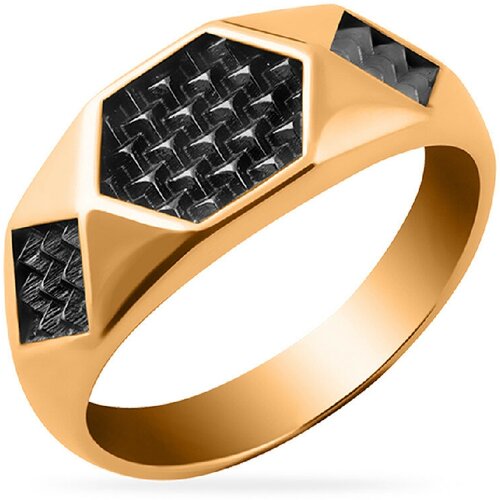 фото Кольцо sanis, красное золото, 585 проба, размер 19, красный, золотой санис