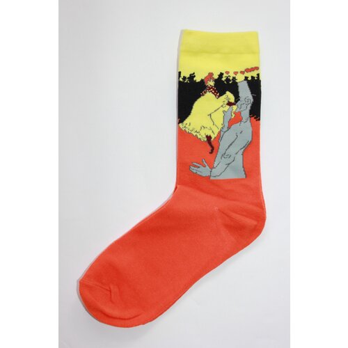 Носки Frida, размер 36-44, желтый носки frida размер 36 44 желтый черный