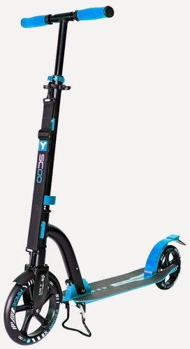 Изображение товара Самокат Y-SCOO RT 230 SLICKER DELUXE NEW Technology с амортизатором blue
