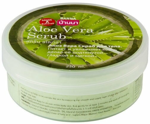 ALOE VERA Scrub, Banna (алоэ вера скраб для тела, Банна), 250 мл.