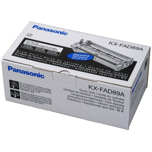 Фотобарабан Panasonic KX-FAD89A, 10000 стр, черный комплект заправки принтеров panasonic kx mb1900 2000 2010 2020 263 283 kx fl401 402 kx flc411 412 тонер 60 г воронка