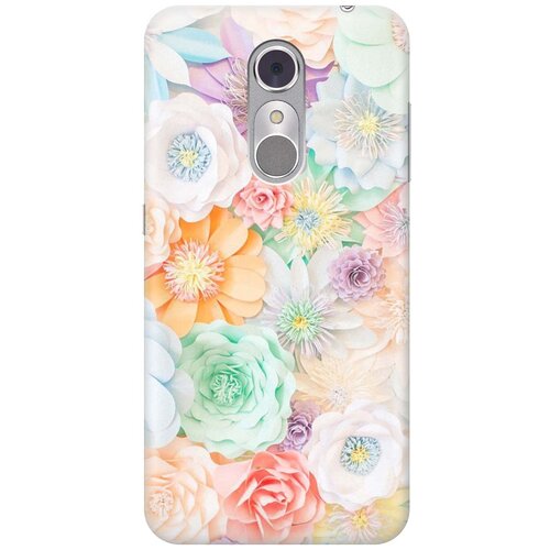 фото Cиликоновый чехол на zte blade a910 / зте блейд а910 с принтом "цветочное многообразие" gosso