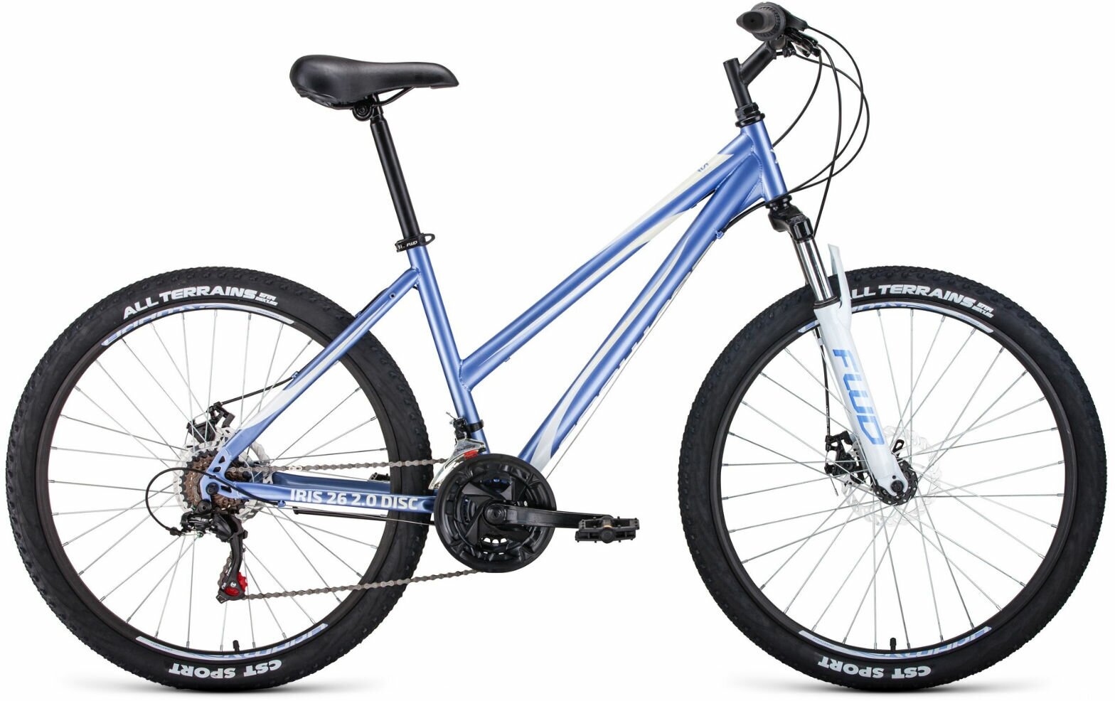 Велосипед горный Forward IRIS 26 2.0 D (2022), 17" бирюзовый