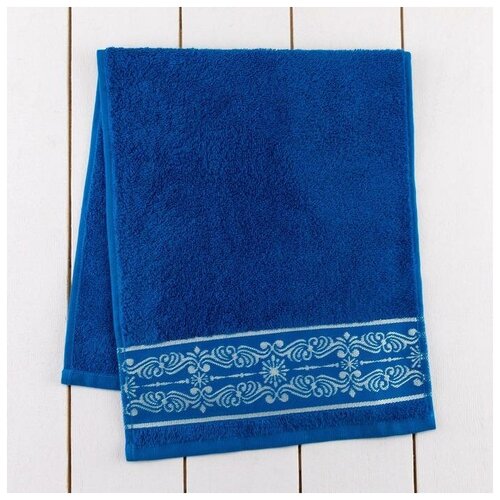 фото Этель полотенце с новым годом (5134153) 30х70 см синий