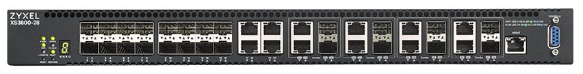 Zyxel XS3800-28 L2 switch 4xRJ-45 1 25 5 10G 8xCombo SFP 1 10G RJ-45 1 25 5 10G 16xSFP