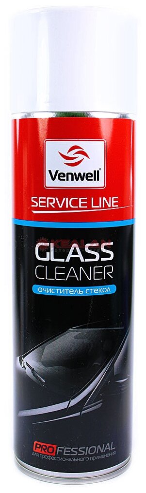 Venwell Очиститель стёкол Glass Cleaner 500мл (аэрозоль).