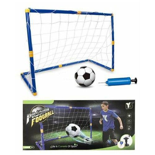 Набор Футбол Shantou Gepai BY-116 размер ворот 93х63,5х47 см мяч 12 см насос игла