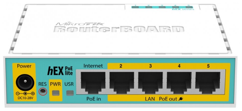 Маршрутизатор MikroTik hEX PoE lite - фото №1