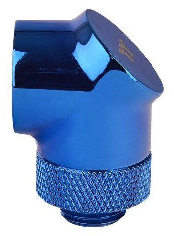 Pacific G1/4 90 Degree Adapter [CL-W052-CU00BU-A] - Blue/DIY LCS/Fitting/2 Pack