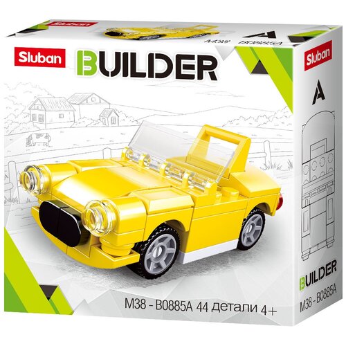 Конструктор SLUBAN Builder M38-B0885A, 44 дет. конструктор sluban builder m38 b0819d диджиботы 104 дет