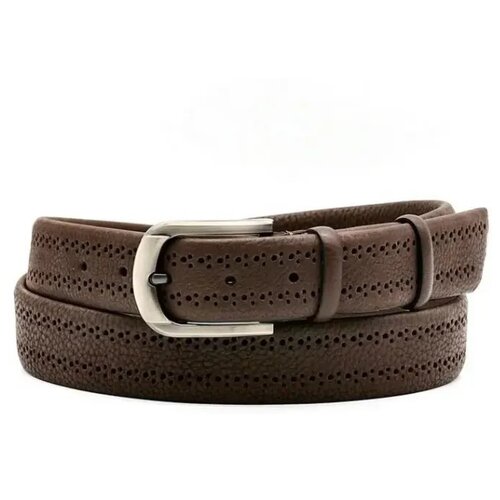 фото Мужской брючный кожаный ремень doublecity rc35-42-02 т.коричневый (103935)