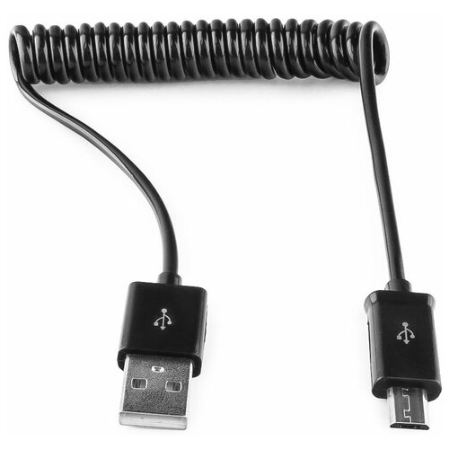 micro usb кабель спиральный cablexpert cc musb2c ambm 6 Кабель Cablexpert USB - microUSB (CC-mUSB2C-AMBM), 1 м, черный