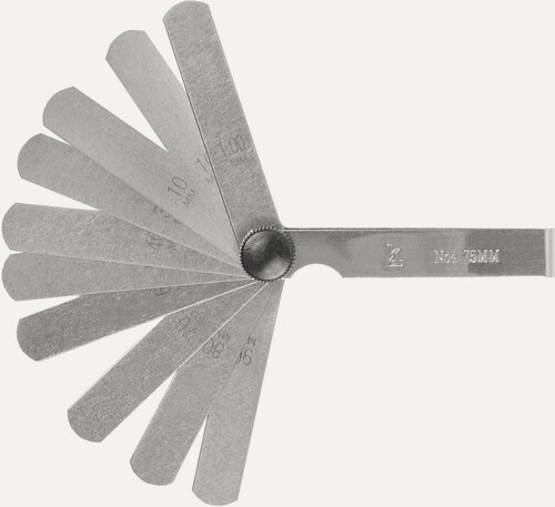 Изображение товара Набор щупов Калиброн N4, 70 мм, 0.1-1.0 мм, (грси №79706-20)