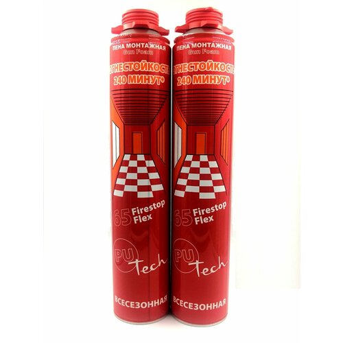 Огнестойкая монтажная профессиональная пена Putech 65L 1370₽