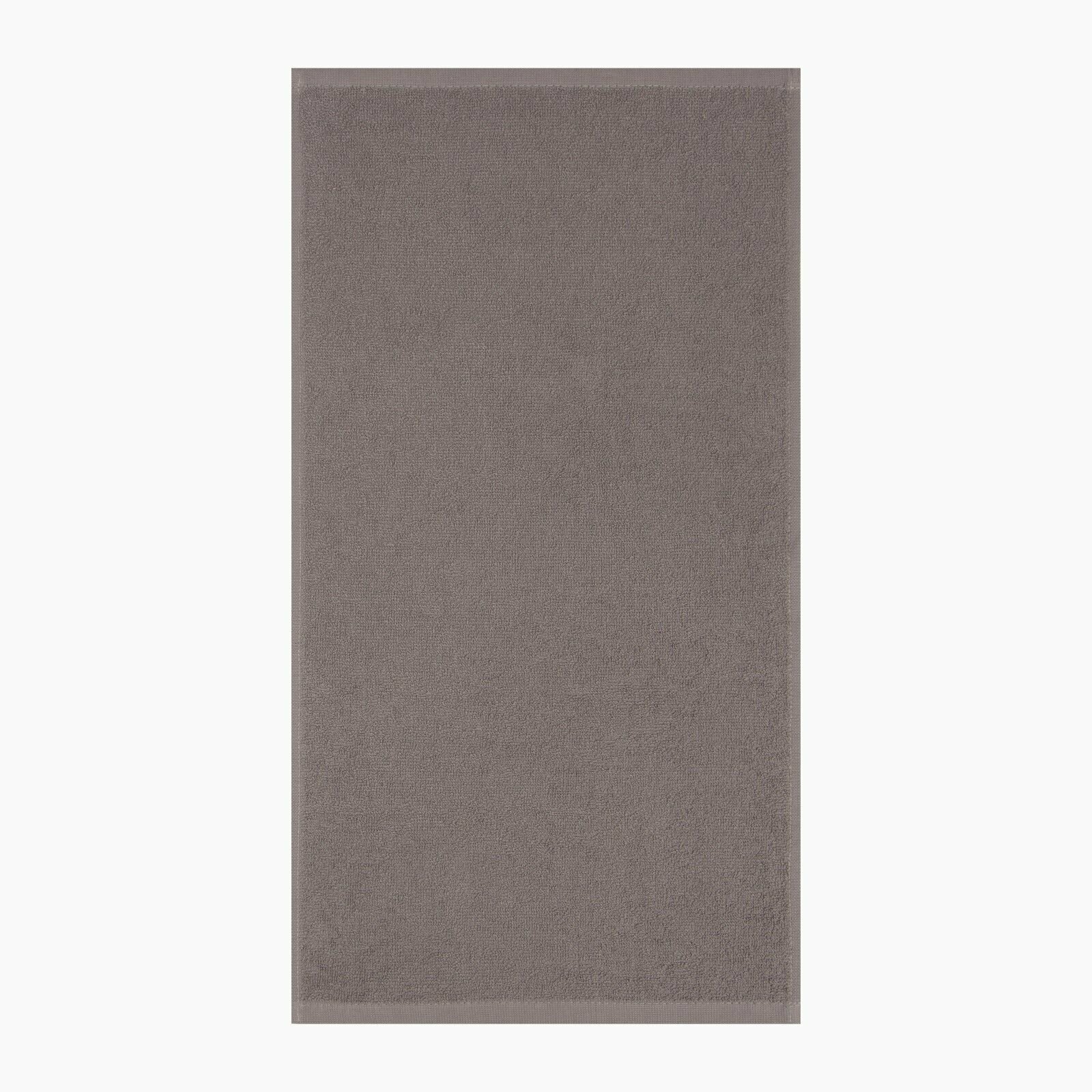Полотенце махровое Экономь и Я 100x150 см, цв. серый, 100% хлопок, 350 гр/м2 - фотография № 3