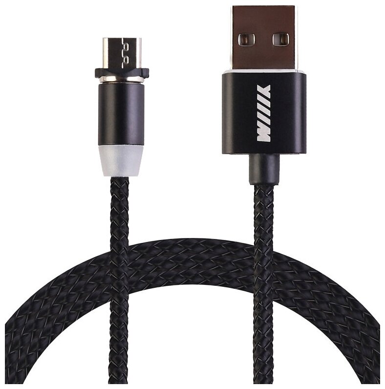 Кабель магнитный микро-USB черный 1м WIIIX (CBM980-UMU-10B)