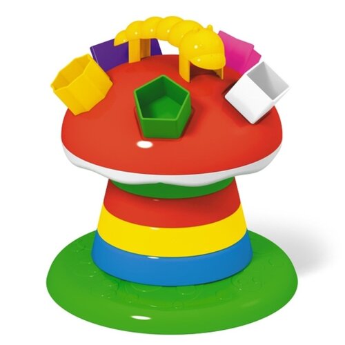 Логическая пирамидка-сортер Гриб на поляне (1 шт.) пирамидка сортер деревянная логическая игрушка для детей