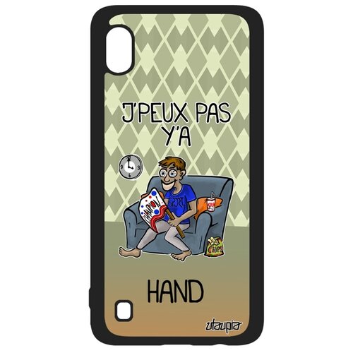 фото Чехол для galaxy a10, "не могу - смотрю гандбол!" спорт юмор utaupia