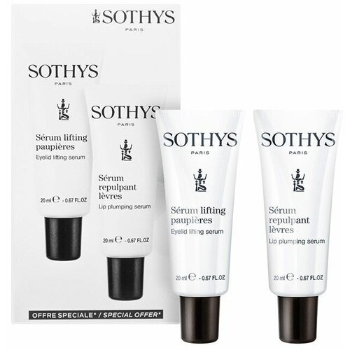 Sothys, Промонабор PromoKit Eye Tightening Serum 20 мл+Plumping Lip Serum, 20 мл