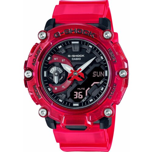 Наручные часы CASIO GA-2200SKL-4A, черный, красный наручные часы casio ga 2200skl 4a черный красный