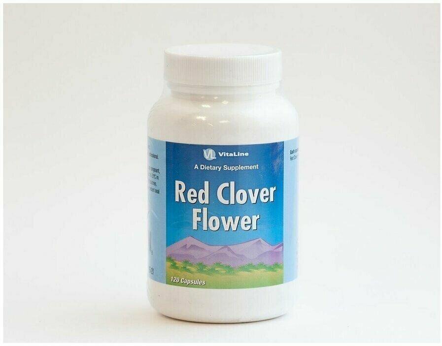 Цветки красного клевера Red clover flowers Vitaline 500 мг