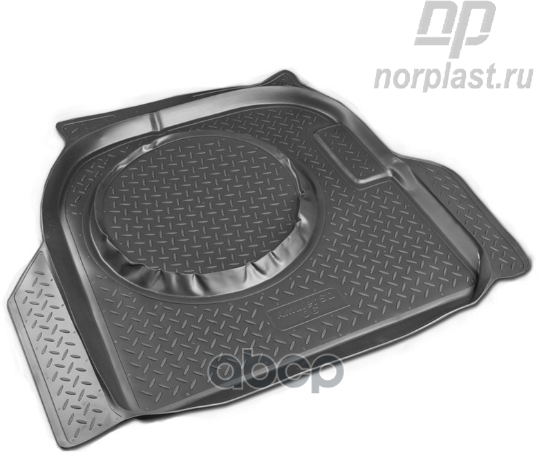 Коврик в багажник Norplast Chery Amulet NPL-P-11-02 (седан с 2006 г. в.)черный полиуретан.