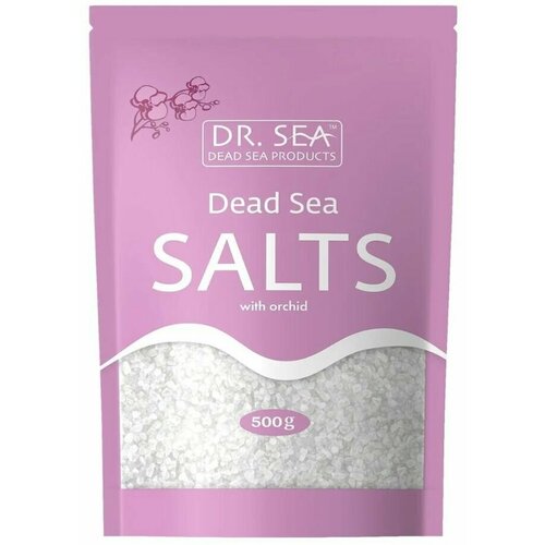 Dr. Sea Dead Sea Salt With Orchid Соль Мертвого Моря с экстр. орхидеи, 500мл.