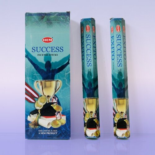 Hem Incense Sticks SUCCESS (Благовония успех, Хем), уп. 20 палочек.