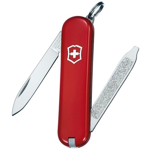 Мультитул брелок VICTORINOX Escort с чехлом красный мультитул ecos sr080 с чехлом красный