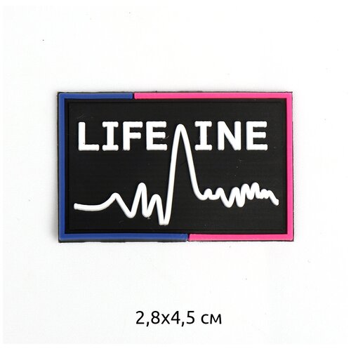 Аппликации пришивные арт. TBY.2402 Life line 2,8х4,5см, уп.20 шт