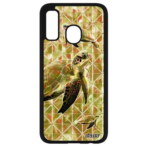 фото Чехол для мобильного galaxy a40, "черепаха" наземная морская utaupia