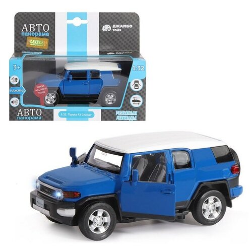 Модель 1:32 Toyota FJ Cruiser, синий 1251138JB Автопанорама