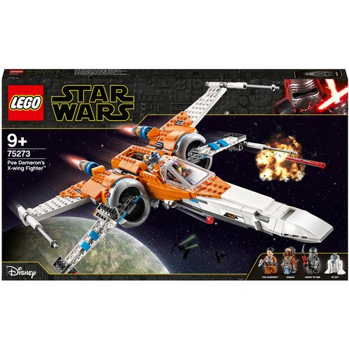 LEGO Star Wars 75273 Episode IX Истребитель типа Х По Дамерона, 761 дет.