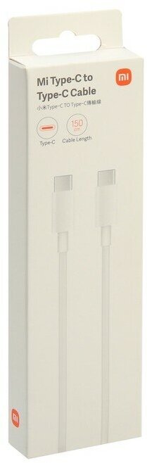 Кабель USB Type-C(m) / USB Type-C(m) Xiaomi (SJV4108GL) 1.5m белый - фотография № 11