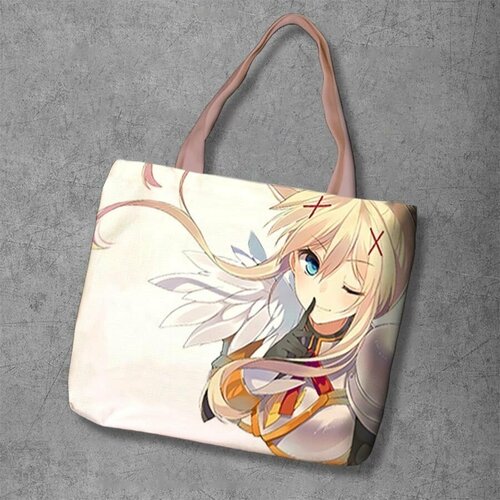 фото Сумка шоппер anime dakimakura, фактура рельефная, мультиколор