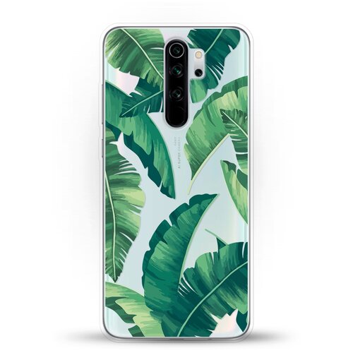 фото Силиконовый чехол пальма на xiaomi redmi note 8 pro andy & paul