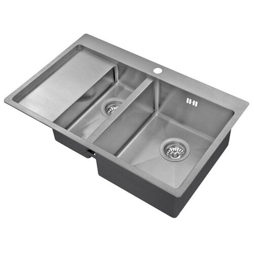 Мойка кухонная 78 см ZORG Inox R (R 5178-2-R), сталь