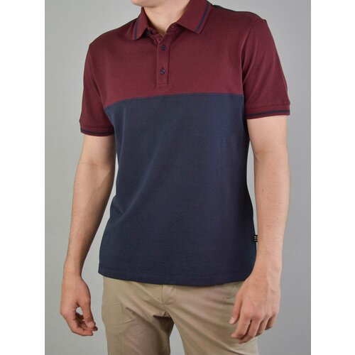 Поло Lab Pal Zileri, хлопок, размер 54, бордовый