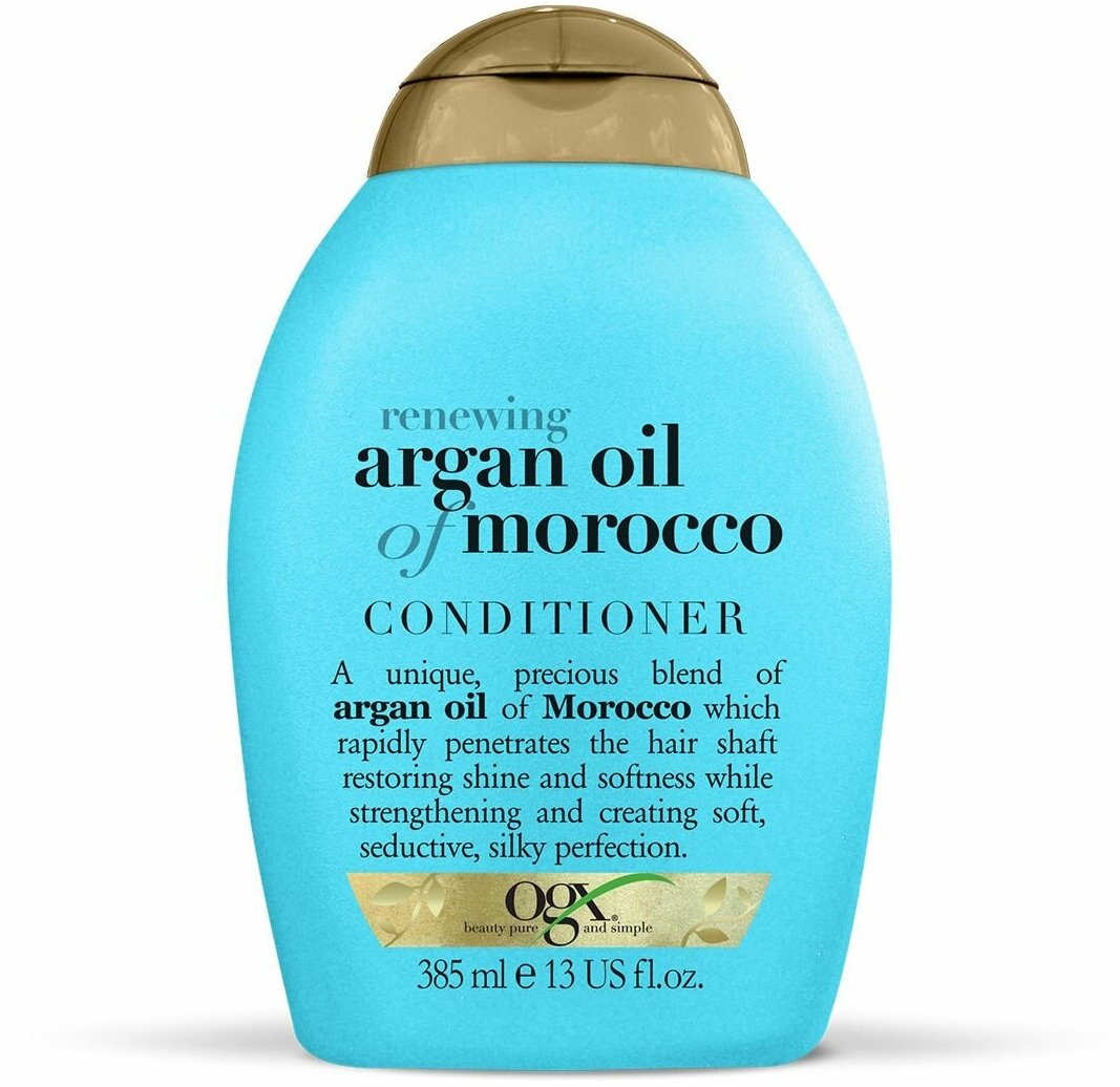 OGX кондиционер Renewing + Argan Oil of Morocco для поврежденных волос, 385 мл