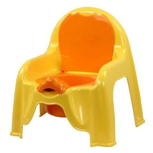 фото Горшок детский стульчик желтый (6) альтернатива
